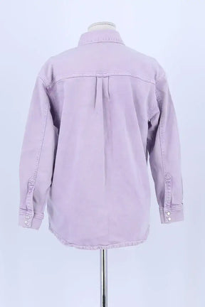 Chemise Ba&Sh Violet en Coton