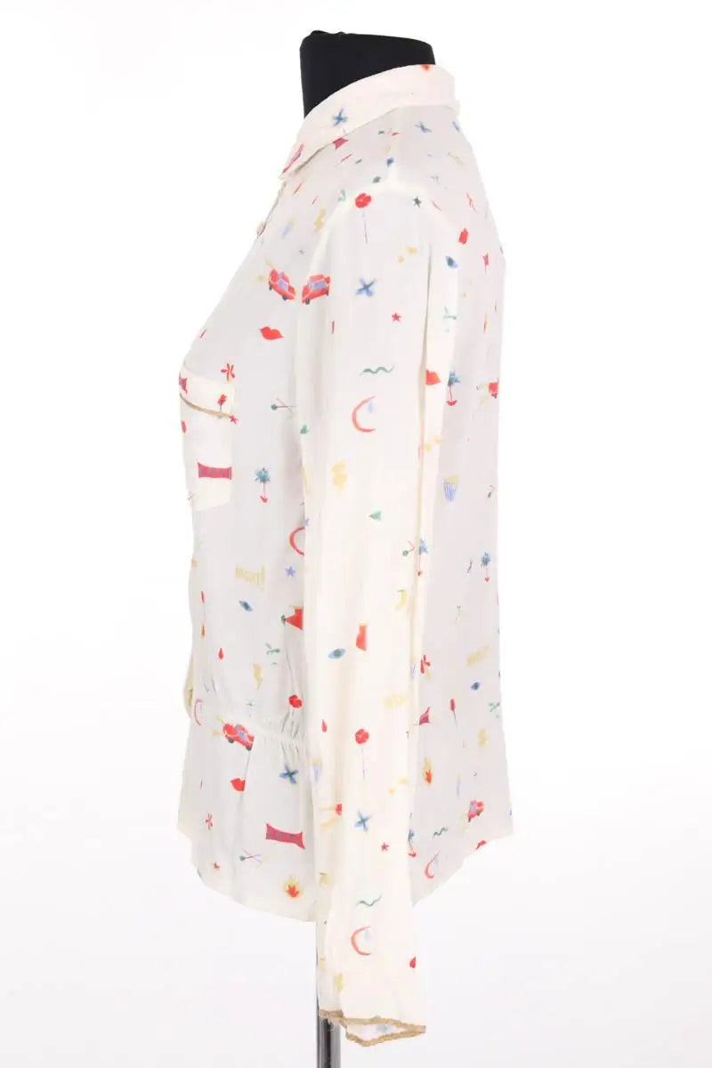 Chemise Bellerose Ecru en Viscose