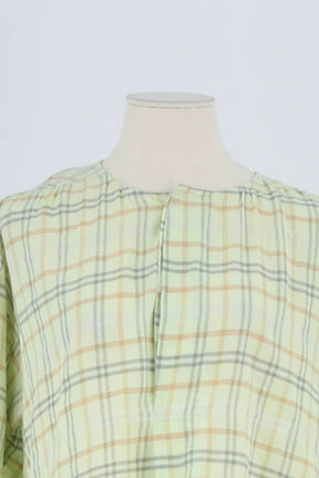 Chemise Bimba y Lola Vert en Coton