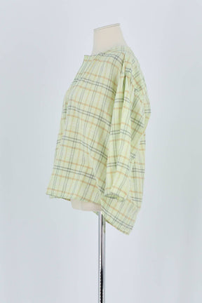 Chemise Bimba y Lola Vert en Coton