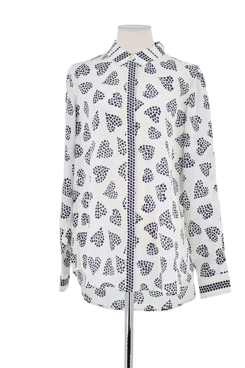 Chemise Boden Blanc en Soie, taille XL - Seconde Main