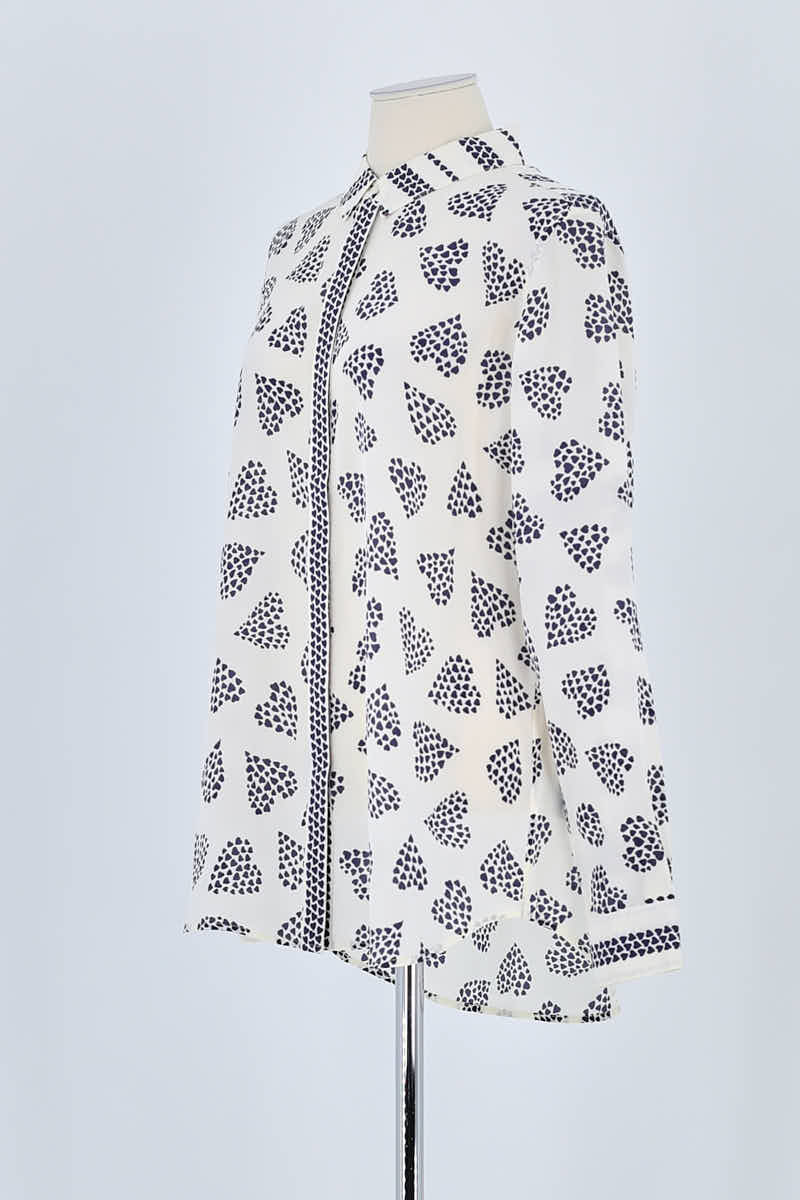 Chemise Boden Blanc en Soie