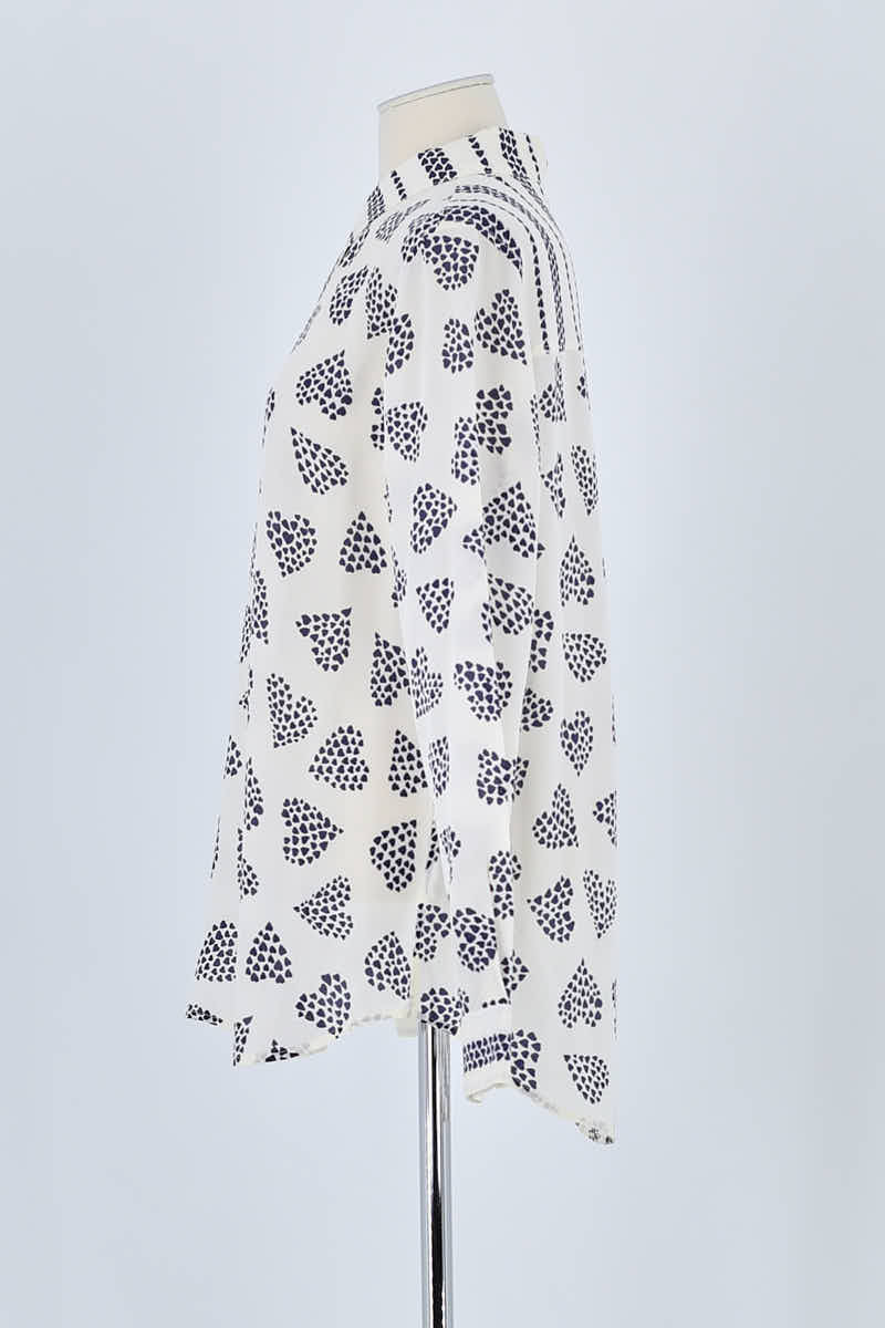 Chemise Boden Blanc en Soie