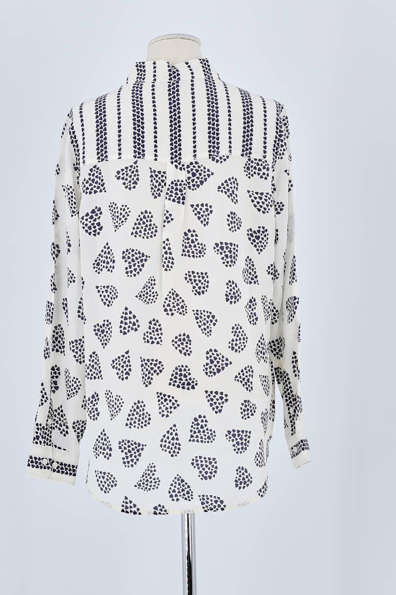 Chemise Boden Blanc en Soie