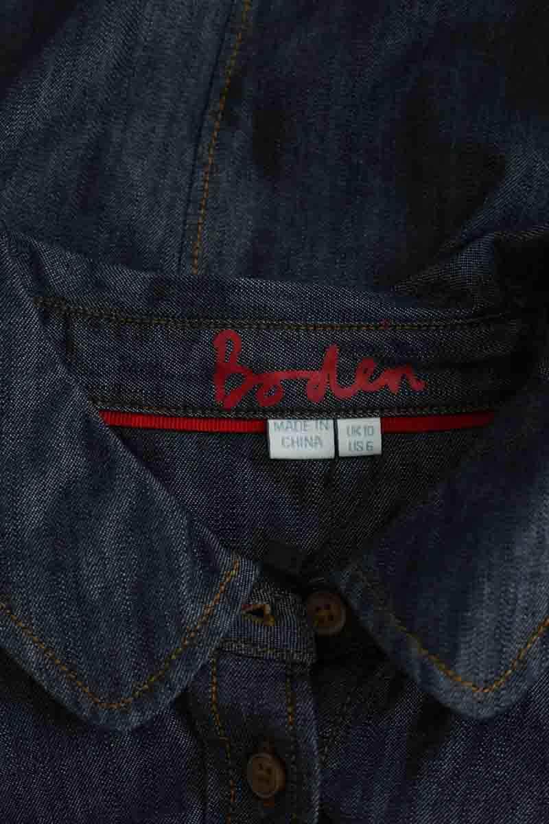 Chemise Boden Bleu en Coton