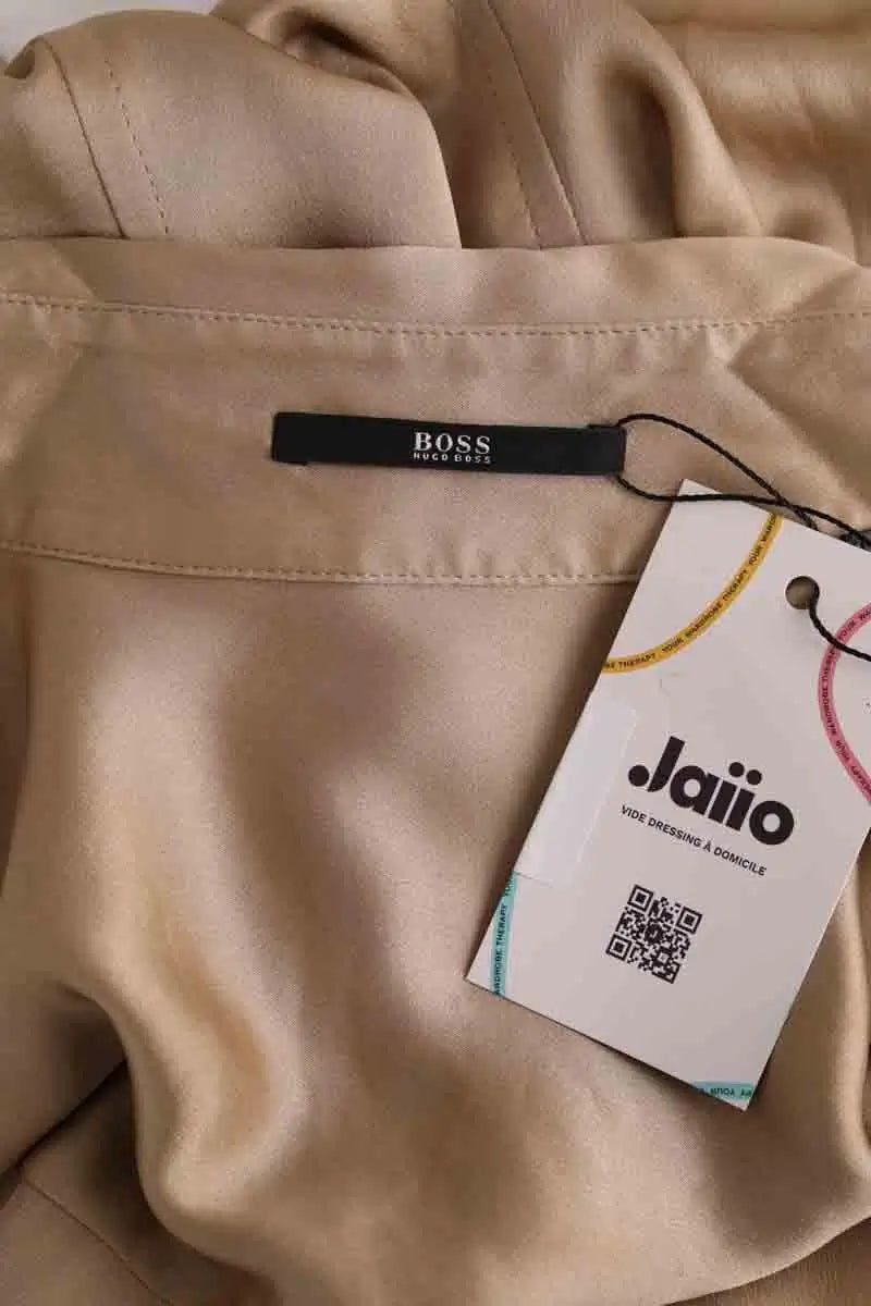 Chemise Boss Beige en Soie