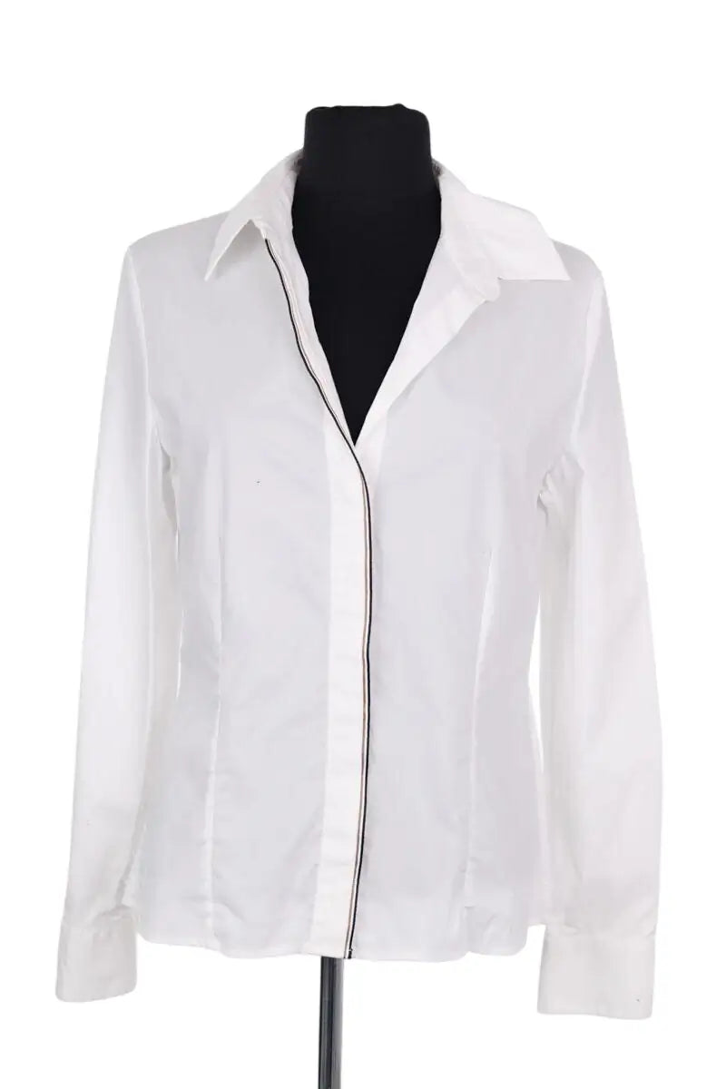 Chemise Boss Blanc en Coton, taille S - Seconde Main