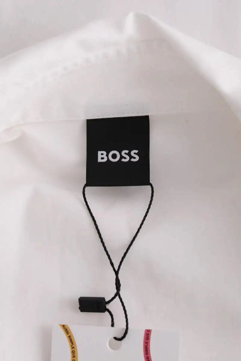 Chemise Boss Blanc en Coton