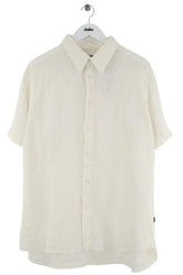 Chemise Boss Blanc en Lin, taille XXL - Seconde Main