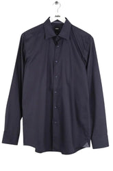 Chemise Boss Bleu en Coton, taille L - Seconde Main