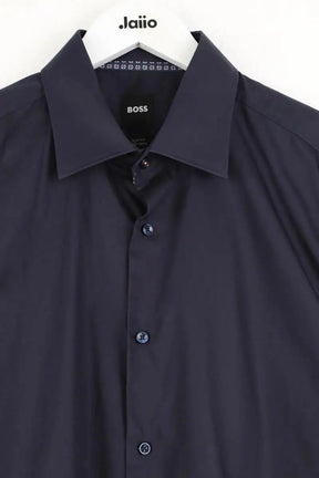 Chemise Boss Bleu en Coton