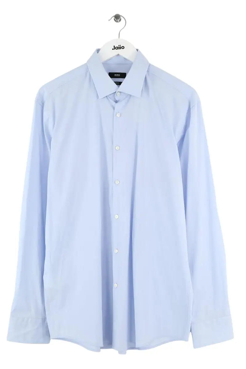 Chemise Boss Bleu en Coton, taille L - Seconde Main