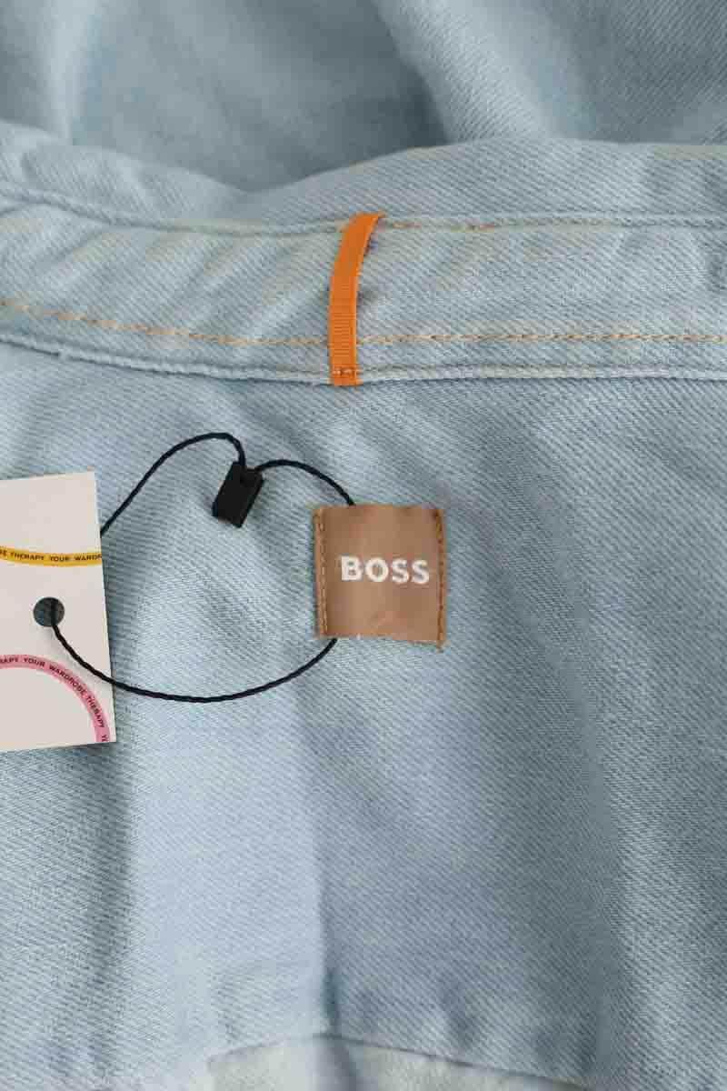 Chemise Boss Bleu en Coton