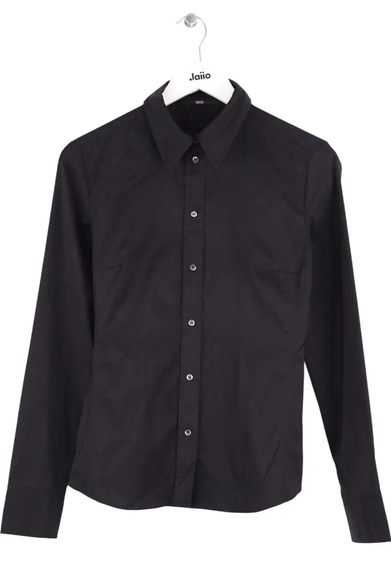 Chemise Boss Noir en Coton, taille L - Seconde Main