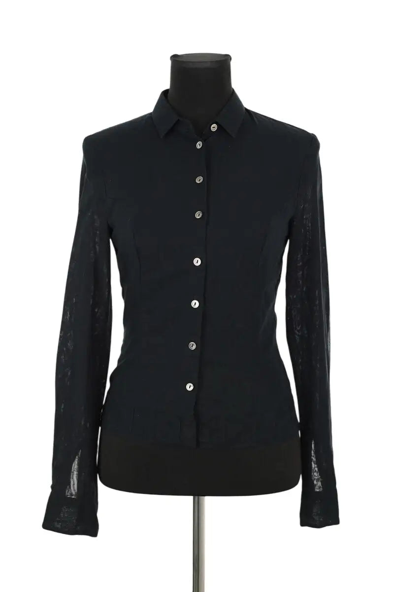 Chemise Boss Noir en Coton, taille S - Seconde Main