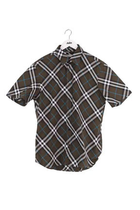 Chemise Burberry Kaki en Coton, taille M - Seconde Main