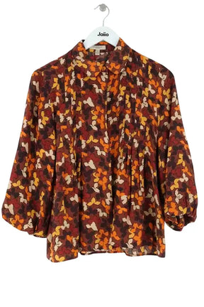Chemise Burberry Marron en Soie, taille S - Seconde Main