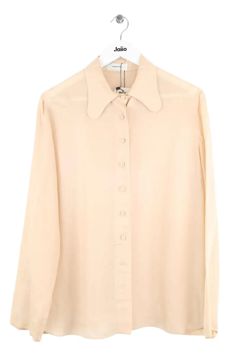 Chemise Carven Beige en Synthétique, taille L - Seconde Main