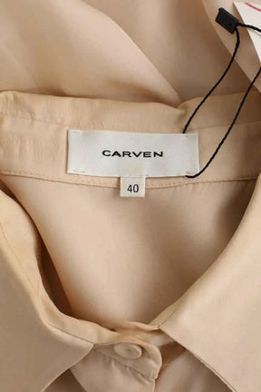Chemise Carven Beige en Synthétique