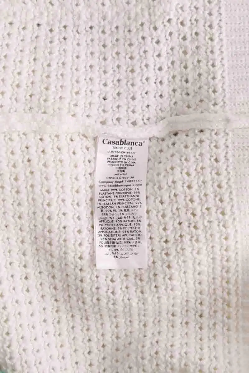 Chemise Casablanca Blanc en Coton