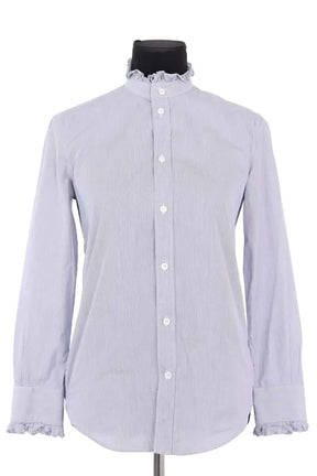 Chemise Celine Bleu en Coton, taille S - Seconde Main