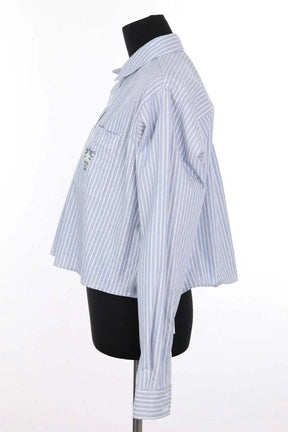 Chemise Celine Bleu en Coton