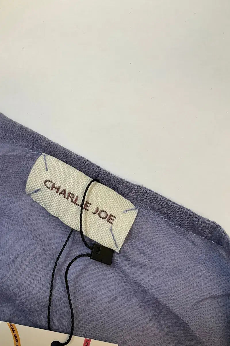 Chemise Charlie Joe Bleu en Coton