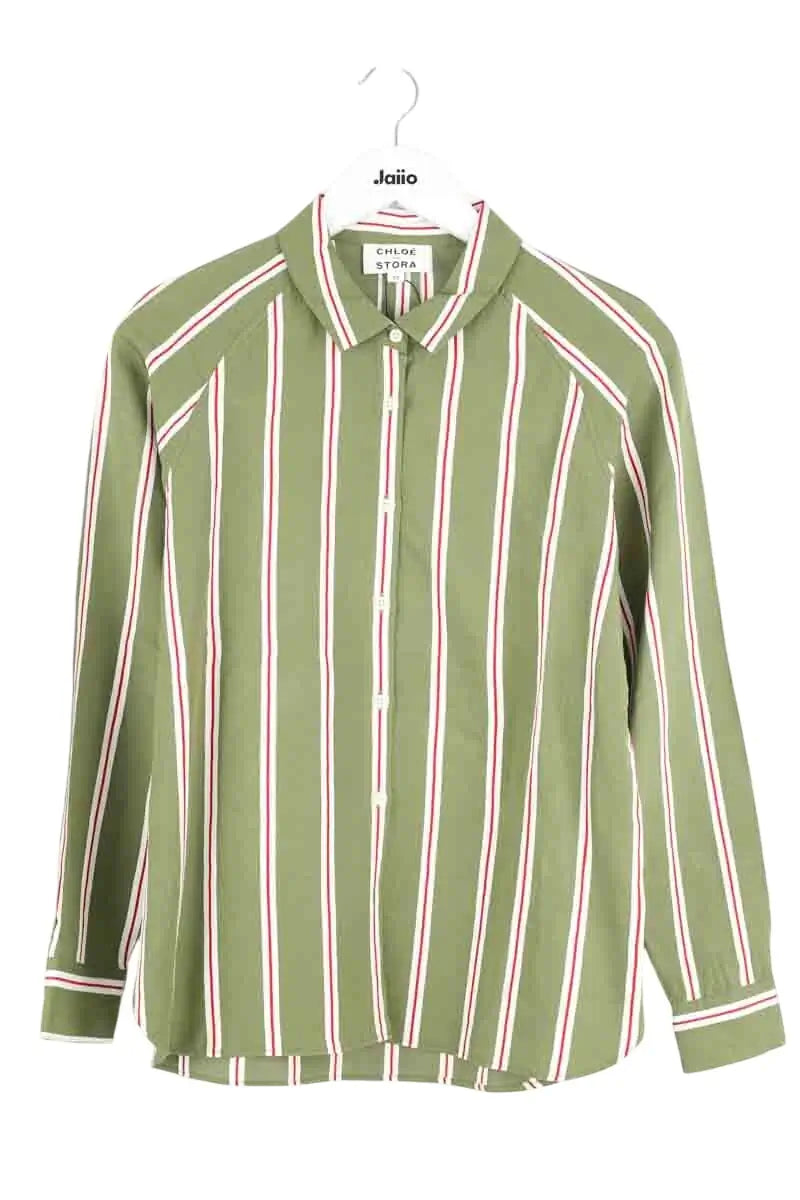 Chemise Chloé Stora Kaki en Viscose, taille XS - Seconde Main