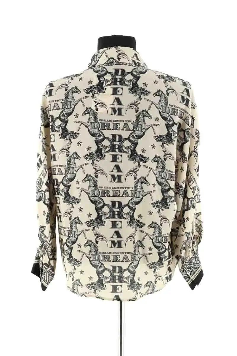 Chemise Claudie Pierlot Beige en Soie