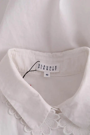 Chemise Claudie Pierlot Blanc en Coton