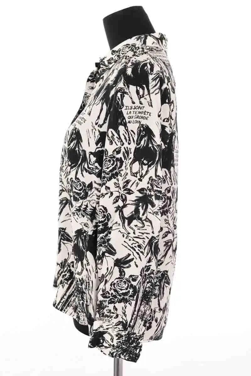 Chemise Claudie Pierlot Blanc en Soie
