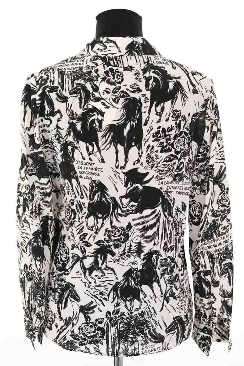 Chemise Claudie Pierlot Blanc en Soie