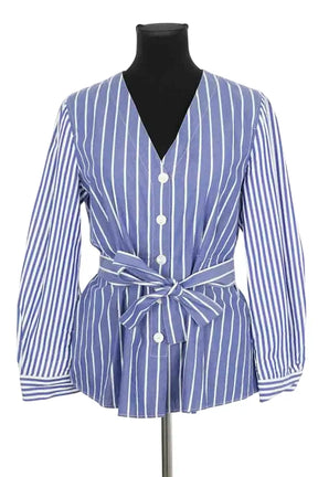 Chemise Claudie Pierlot Bleu en Coton, taille L - Seconde Main