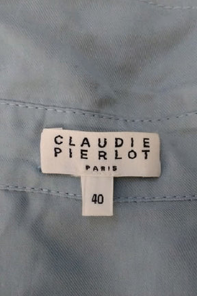 Chemise Claudie Pierlot Bleu en Coton
