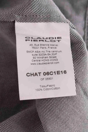 Chemise Claudie Pierlot Gris en Coton