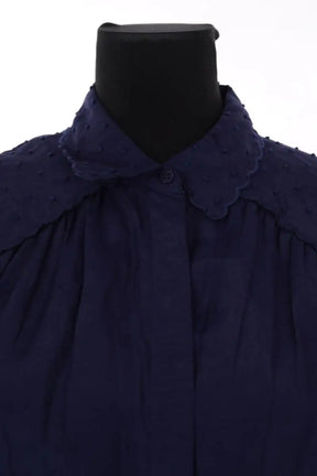Chemise Claudie Pierlot Marine en Viscose