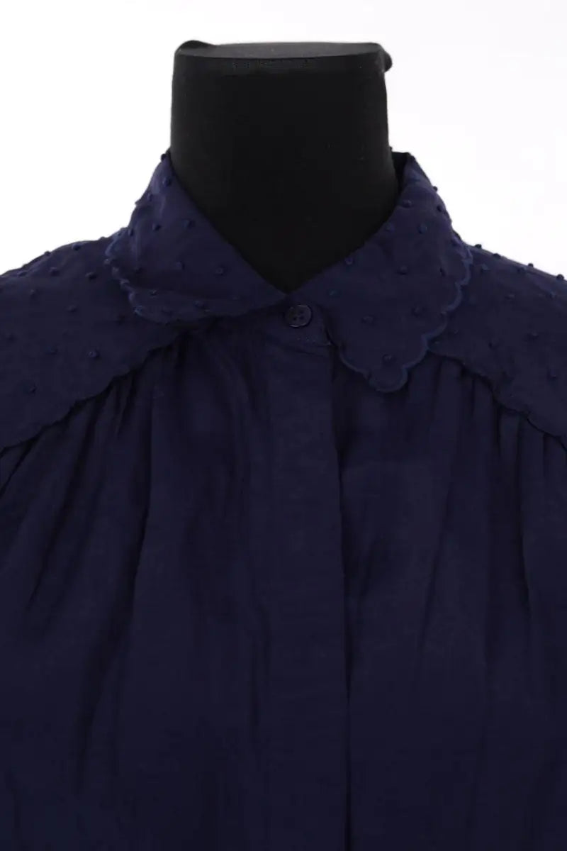 Chemise Claudie Pierlot Marine en Viscose