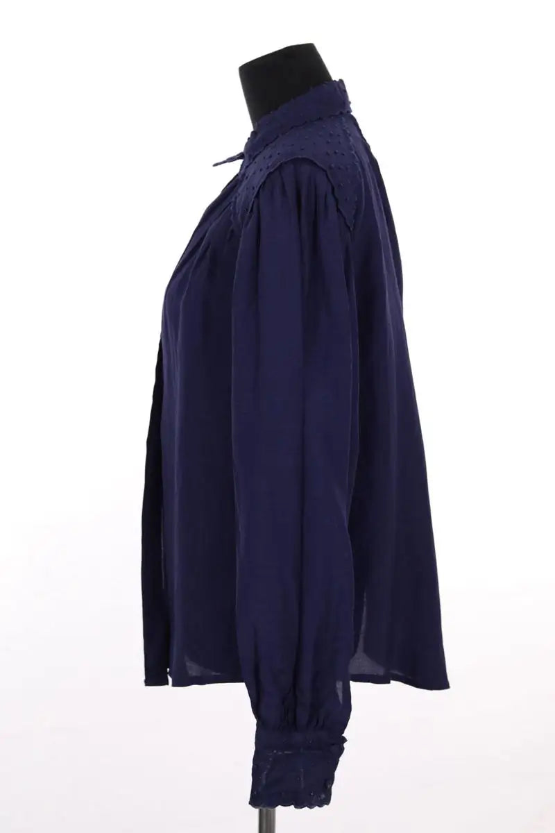 Chemise Claudie Pierlot Marine en Viscose