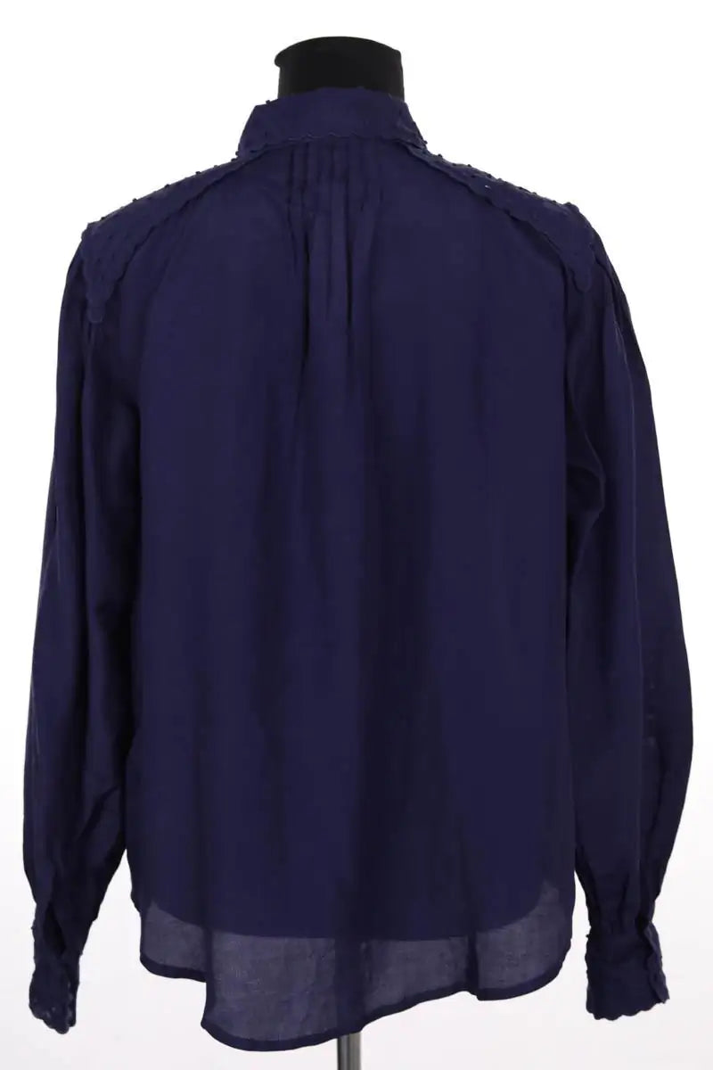 Chemise Claudie Pierlot Marine en Viscose