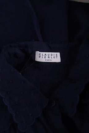 Chemise Claudie Pierlot Marine en Viscose
