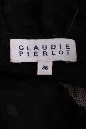 Chemise Claudie Pierlot Noir en Dentelle