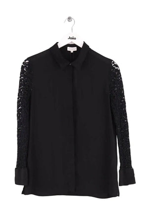 Chemise Claudie Pierlot Noir en Synthétique, taille S - Seconde Main