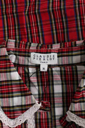 Chemise Claudie Pierlot Rouge en Coton