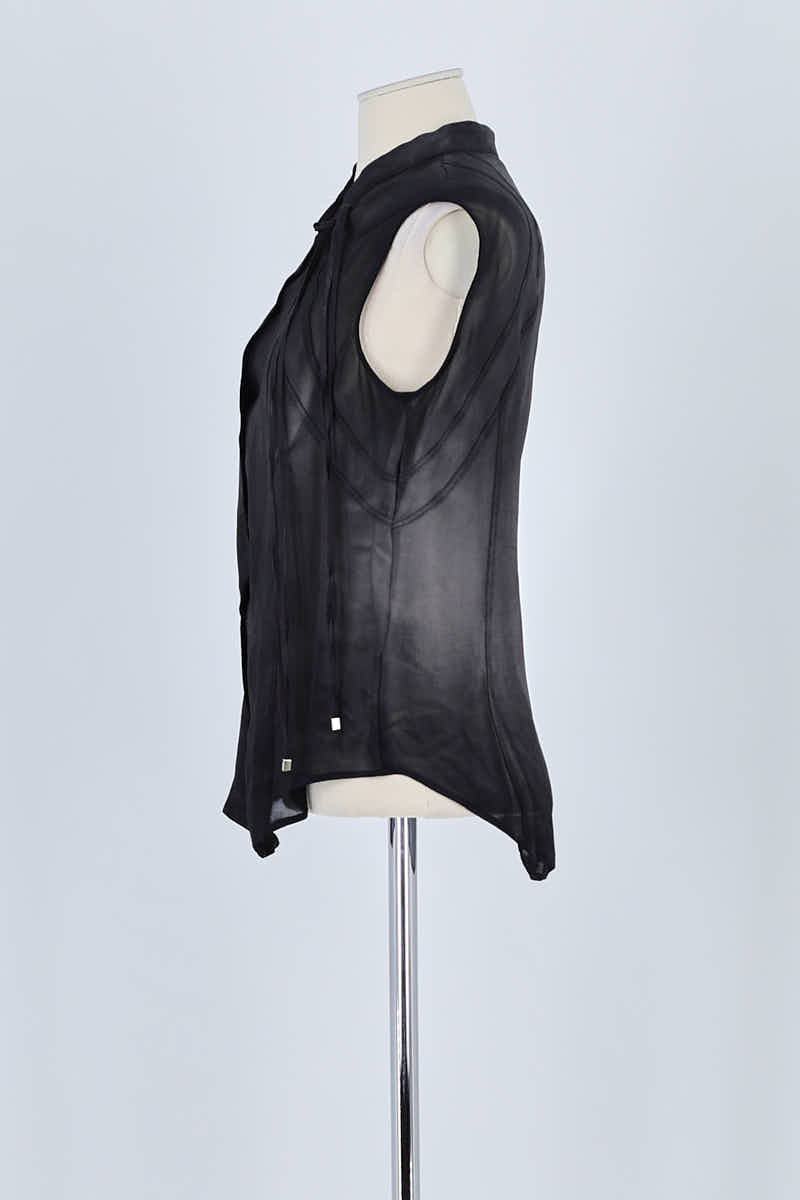 Chemise Costume National Noir en Viscose