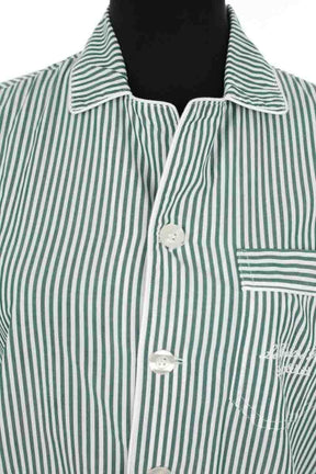 Chemise de pyjama Sporty & Rich Vert en Coton