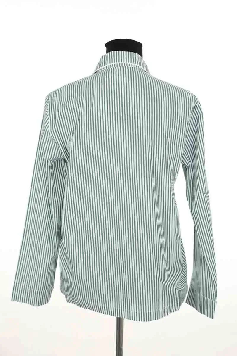 Chemise de pyjama Sporty & Rich Vert en Coton