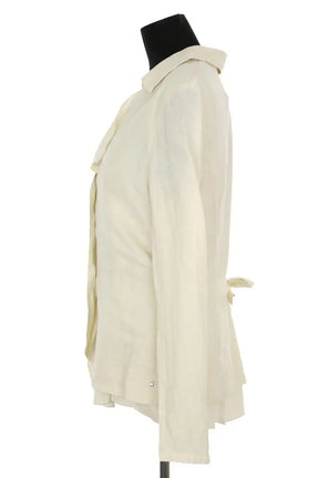 Chemise Des Petits Hauts Beige en Coton