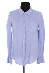 Chemise Des Petits Hauts Bleu en Coton, taille S - Seconde Main