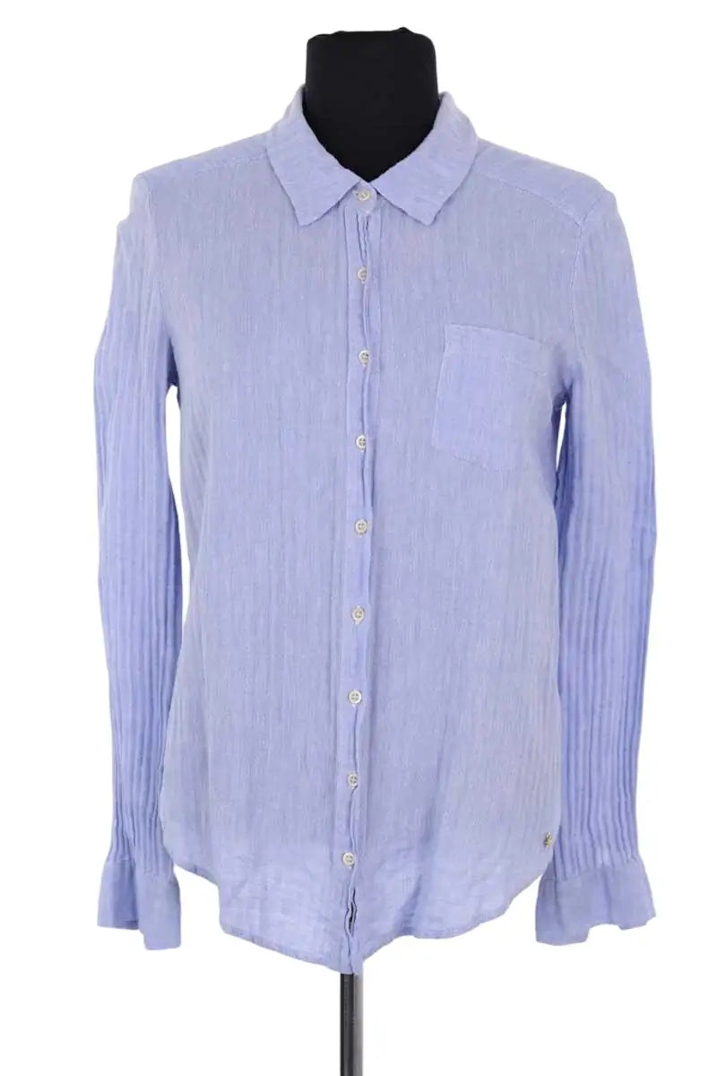 Chemise Des Petits Hauts Bleu en Coton, taille S - Seconde Main