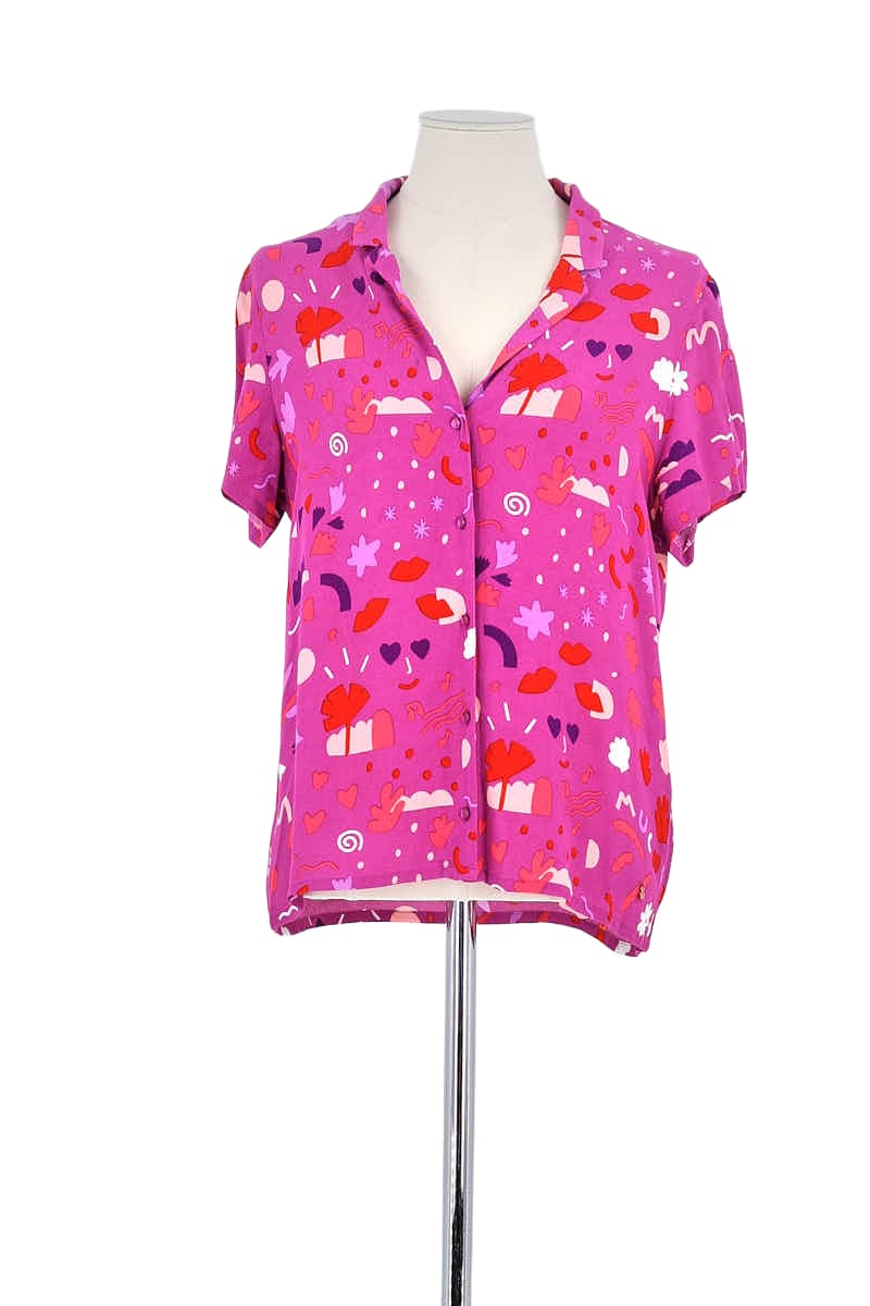 Chemise Des Petits Hauts Rose en Viscose, taille S - Seconde Main